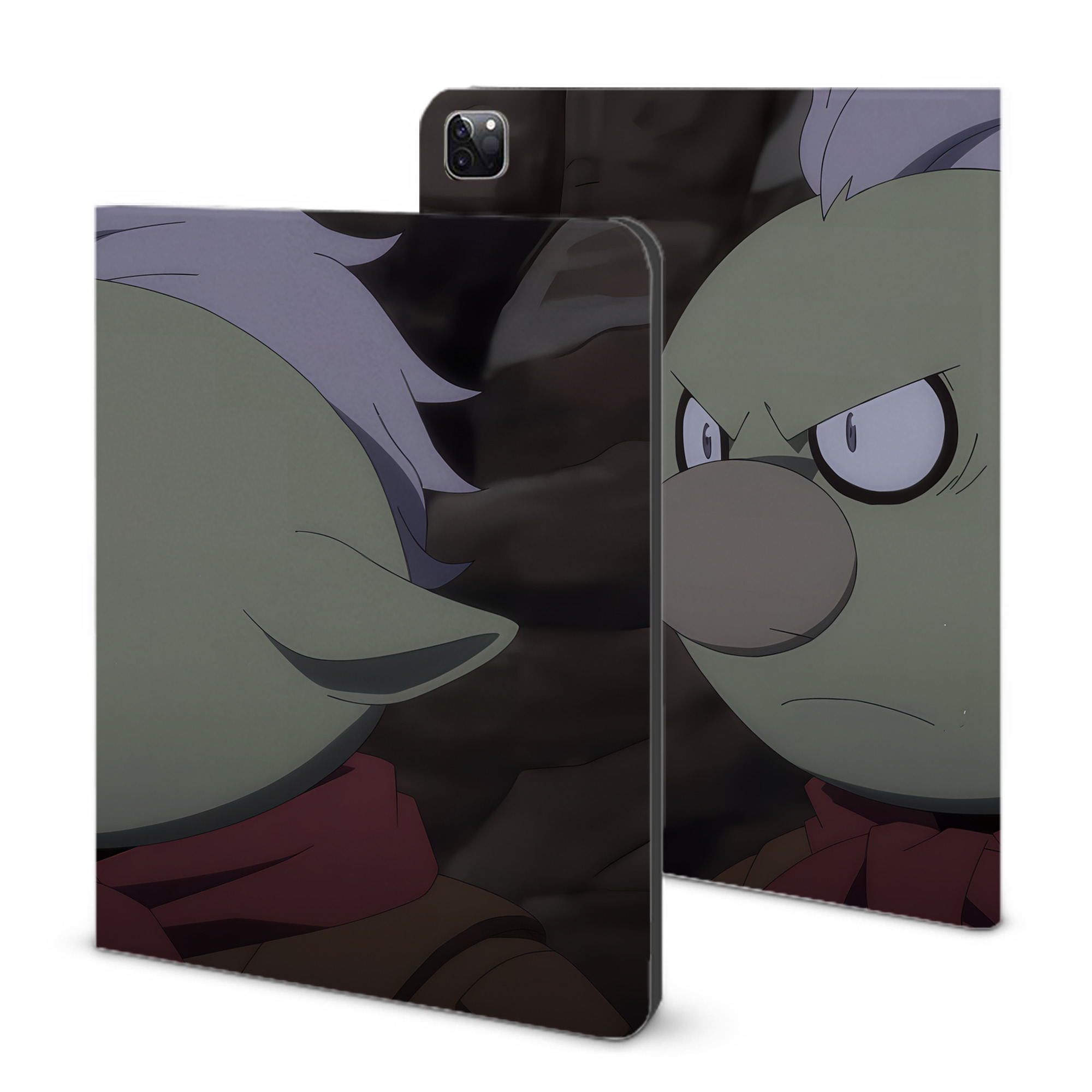 （画像用） 転スラ Regarding Reincarnated to Slime IPad ケース ブック型 PUレザー TPU 耐衝撃 軽量 薄型 ペン収納なし 全面保護 IPad 各モデル対応